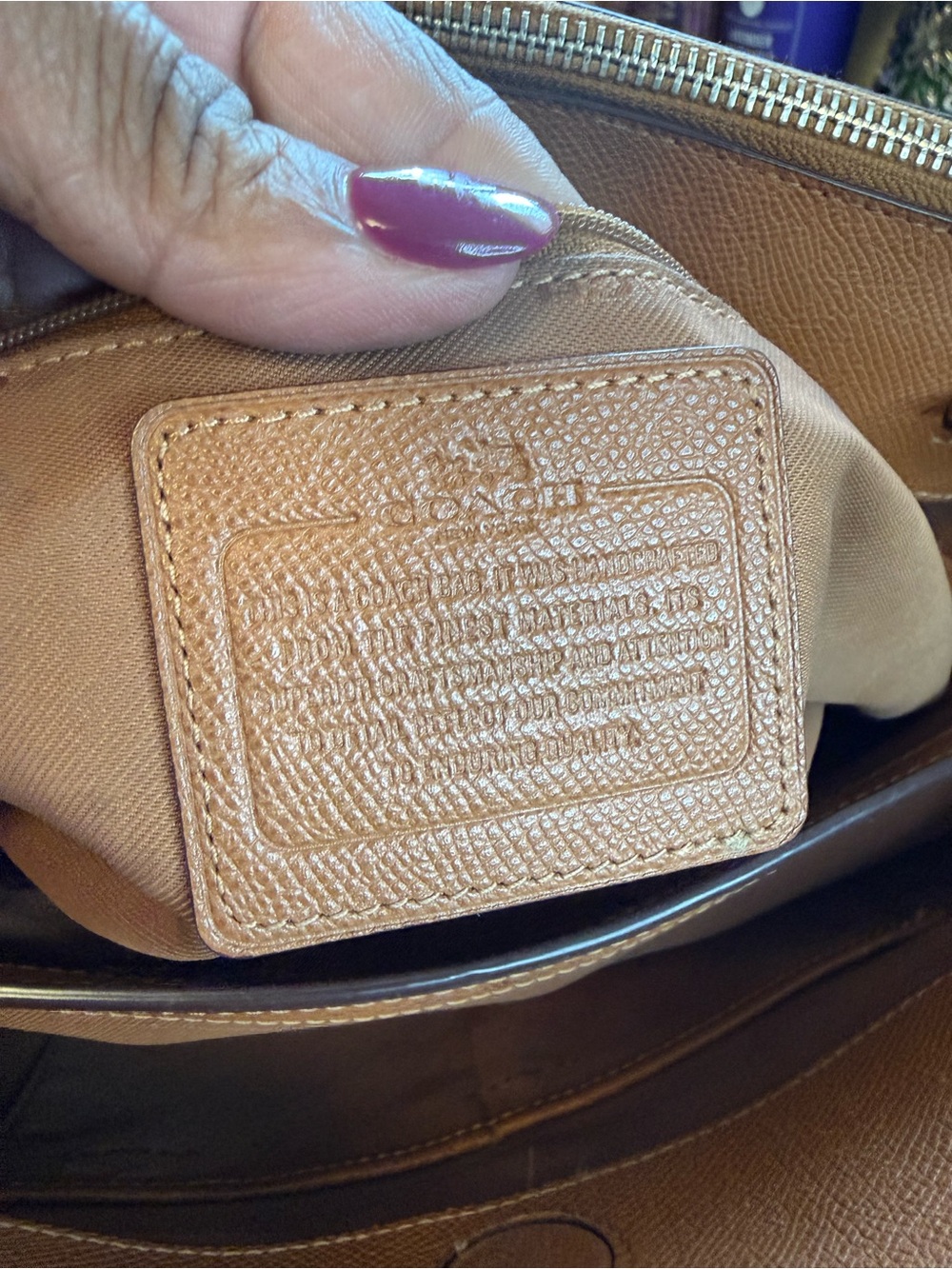 Coach Stanton Carryall Pebbled Leather Shoulder With Crossbody Strap - Picture 5 of 16
